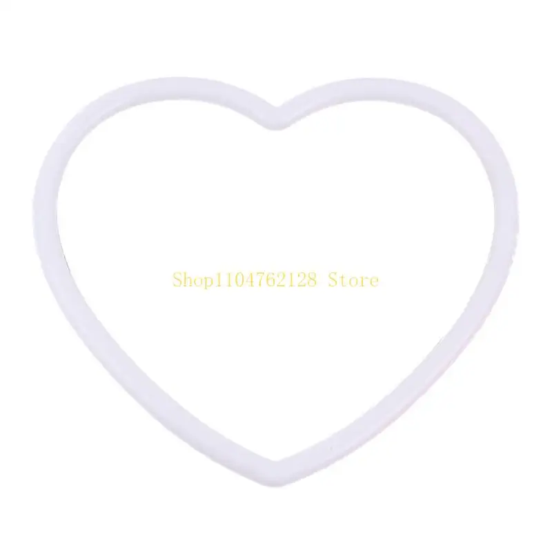 Dream Catcher Circle Rings herzförmige Hangringe Accessoires DIY Wind Chimes handgefertigte Schmuckhandwerksbedarf Bester Bester