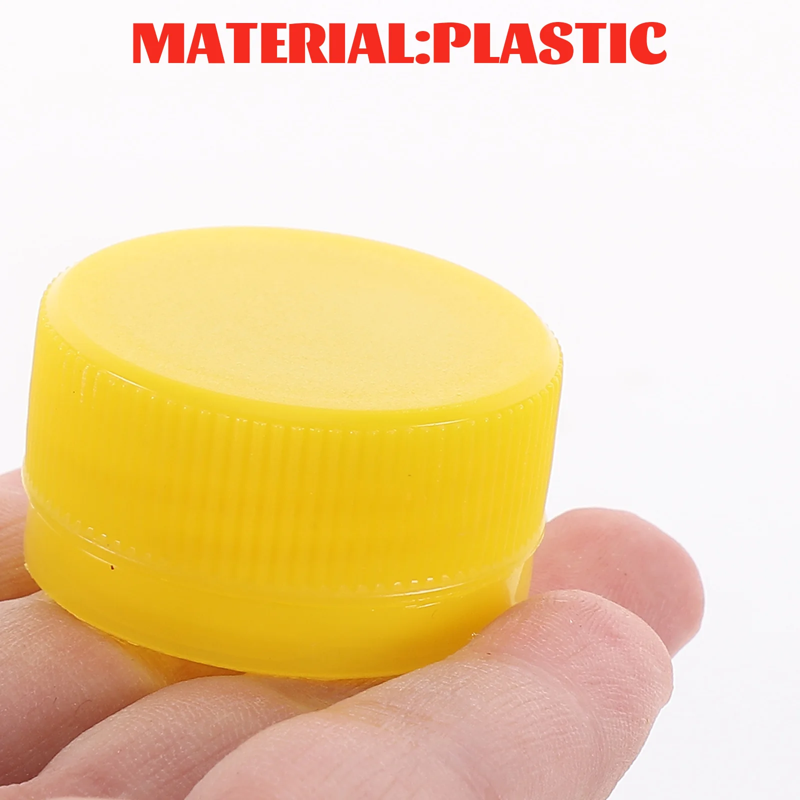 

100pcs Replacement Plastic Craft Making Covers For Diy Accessories Reusable Lids Water Replacement Caps Bottle Plastic