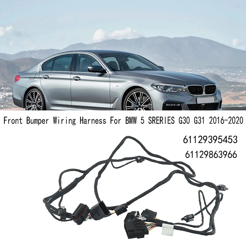 61129395453 Front Bumper Wiring Harness For BMW 5 SERIES G30 G31 2016-2020 61129863966