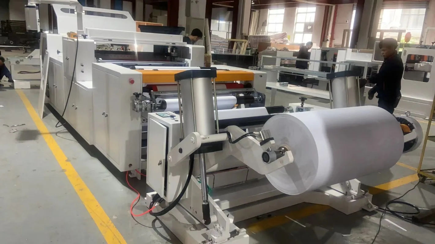 Intelligent CNC Paper Cutting Machine Digital Screen Control Adjustable Cutting Size Automatic Counting Industrial Paper Trimmer