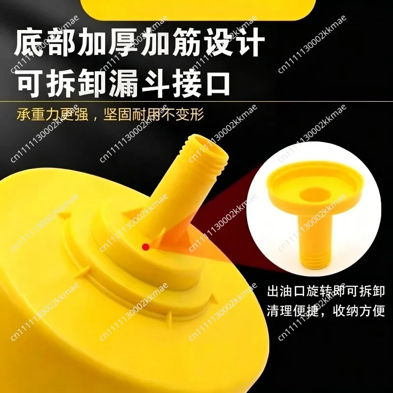New Double-Layer Filter Oil-Water Separator Funnel, High Efficiency Fuel Filter for Diesel Filtration