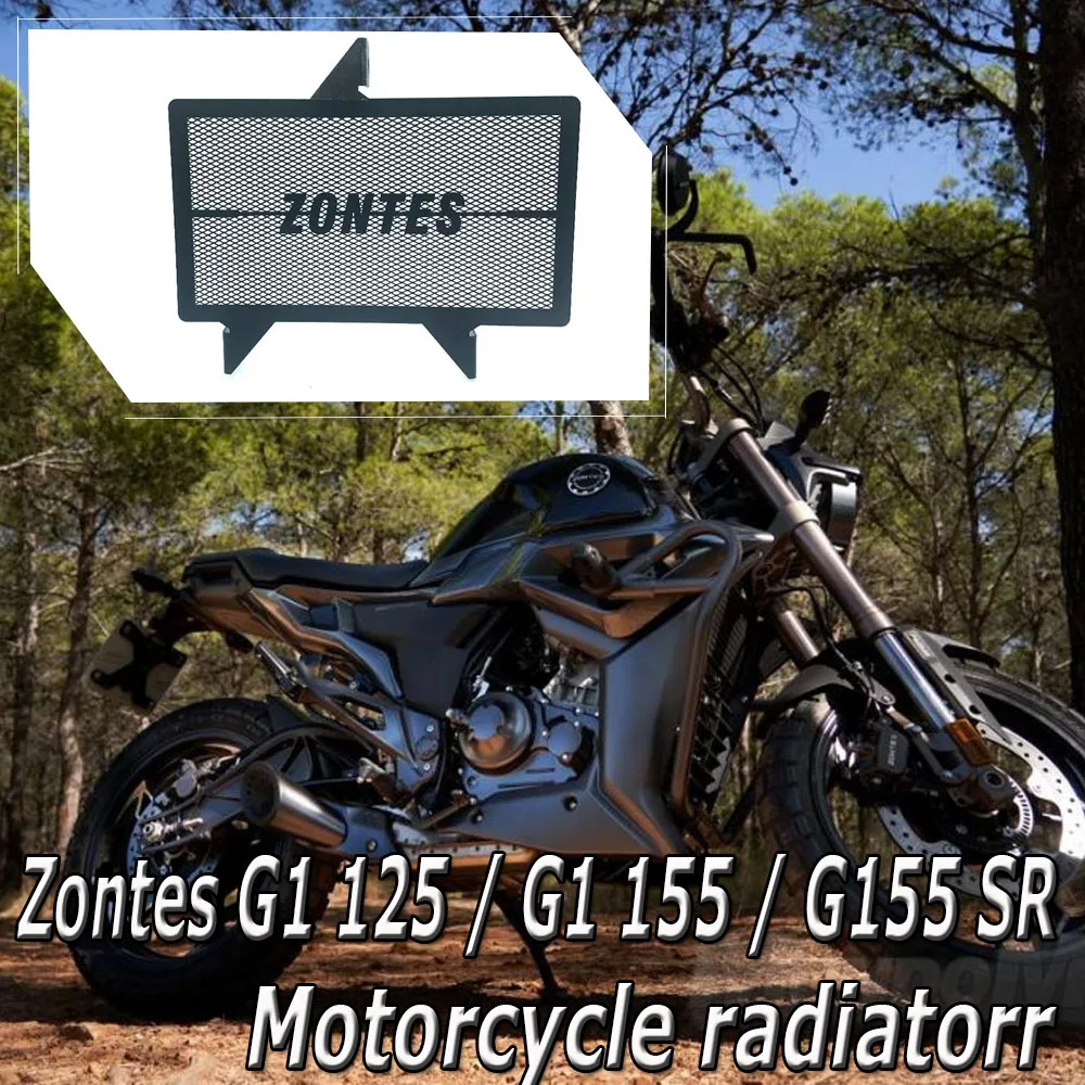 

For Zontes G1 Radiator Grille Guard Cove Radiator Net Water Tank Protection Net Fit Zontes G1 125 / G1 155 / G155 SR 2020 - 2024