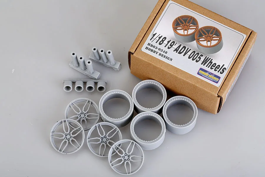 

HobbyDesign 1:18 19' ADV 5.1 Wheel Model HD03-0348 Modifying and Assembling Model Accessories