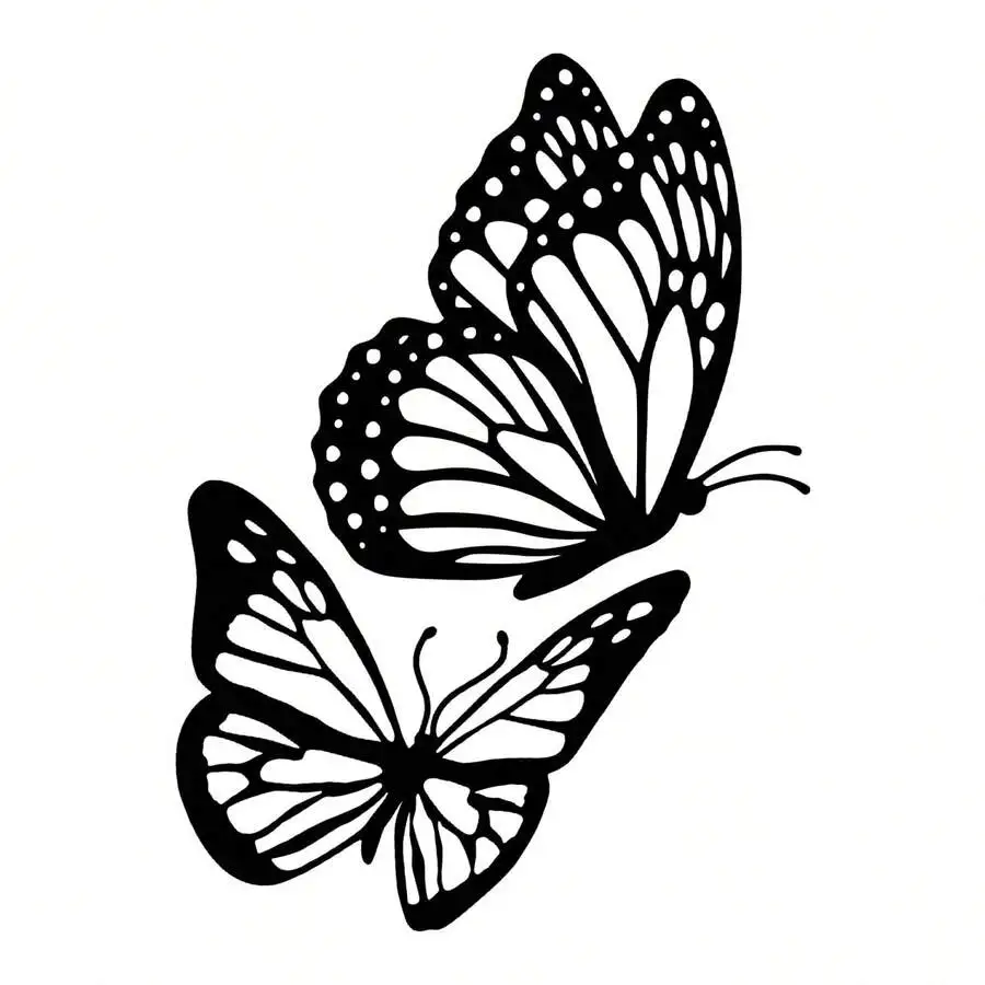 Car Exterior Stickers, Beautiful Butterfly Stickers, Large Vinyl Stickers, For Car Stickers, Truck Stickers, Home Decor Stickers