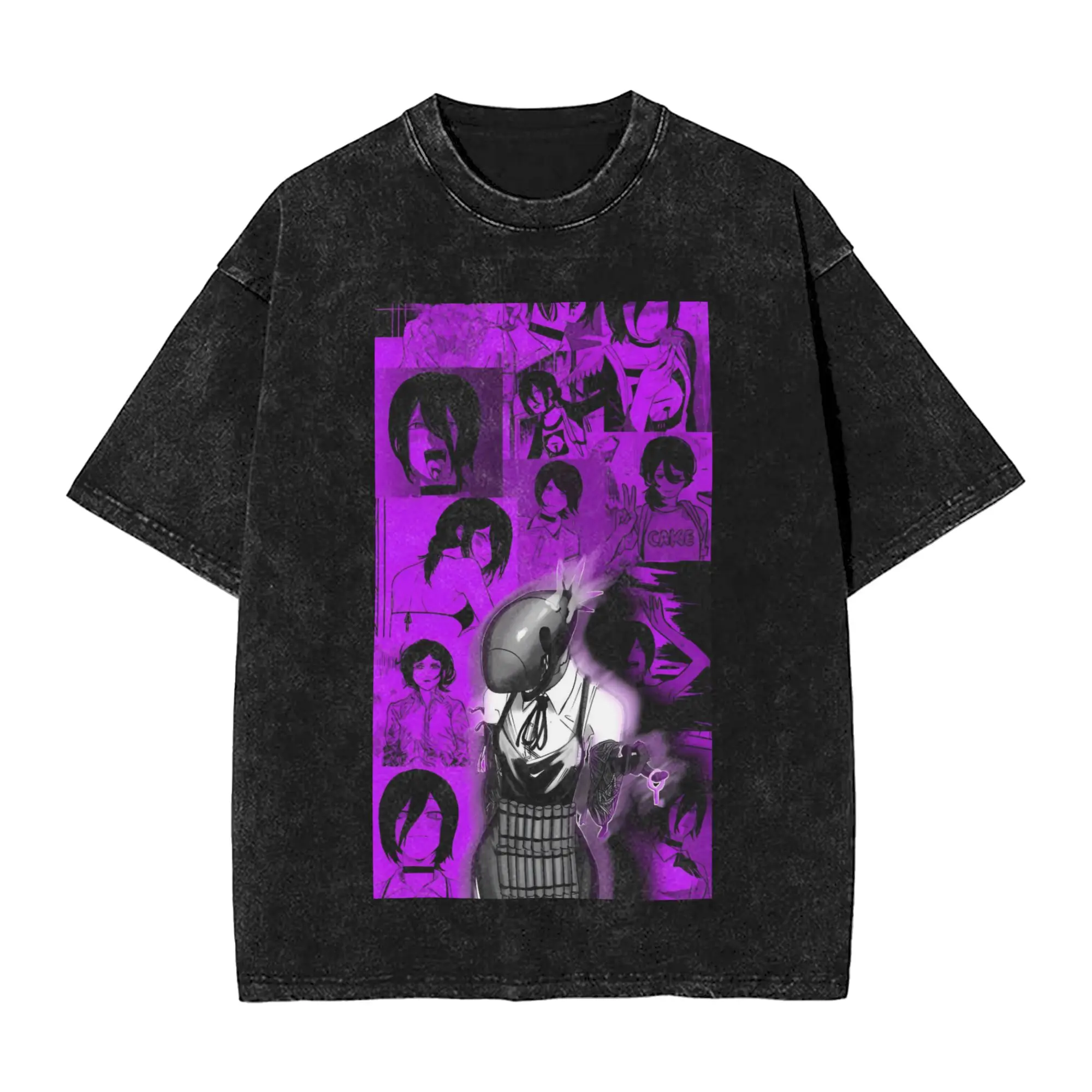 

Anime Chainsaw Man T Shirt Kobeni Manga Denji Power Reze Cool T-Shirts Short Sleeves Vintage Tops Summer Casual Oversized Tees