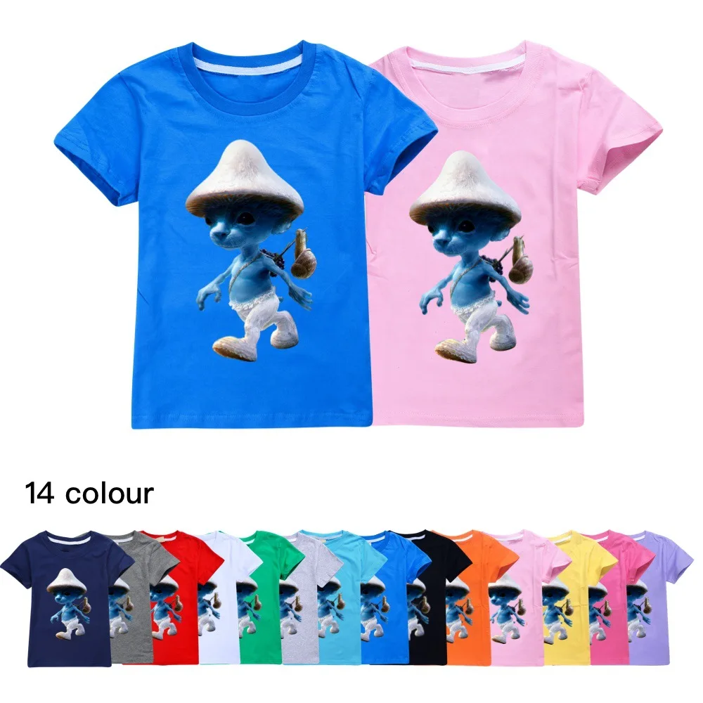 Summer Shailushai Christmas T Shirt Kids Naughty or Nice T-shirt Teenager Boys Casual Clothing Baby Girls Short Sleeve Tops