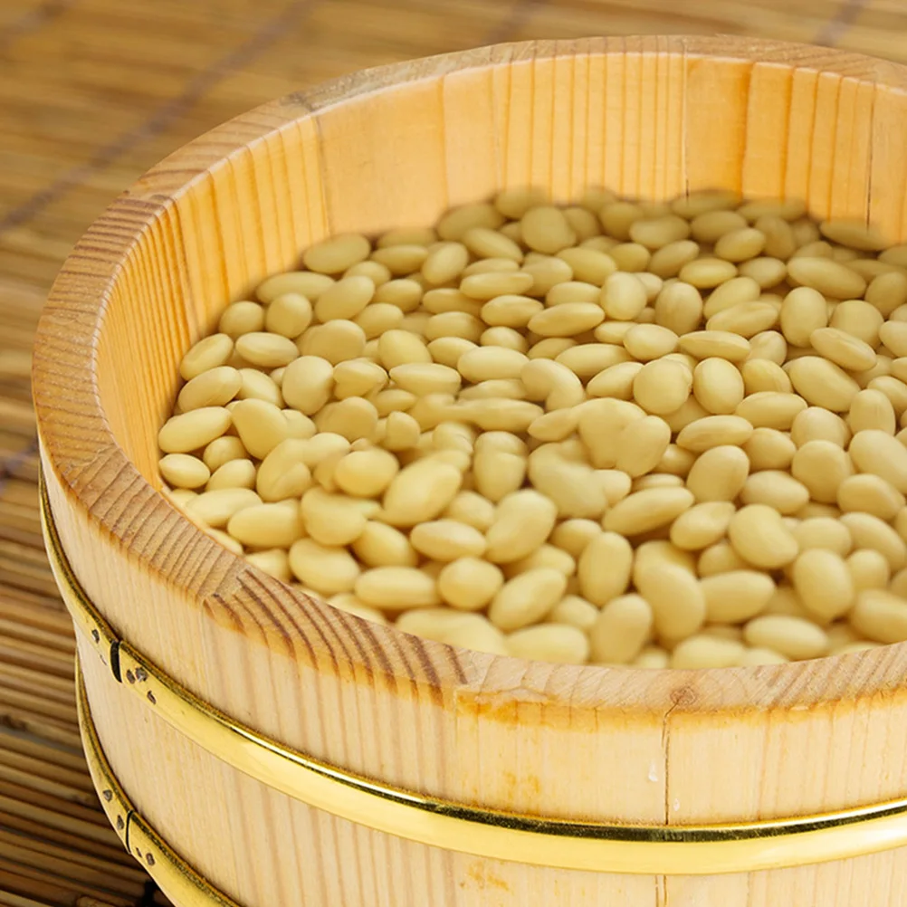 

Japanese Style Sushi Rice Bucket Wooden Food Bucket Smooth Surface Sushi Serving Container for Home Restaurant