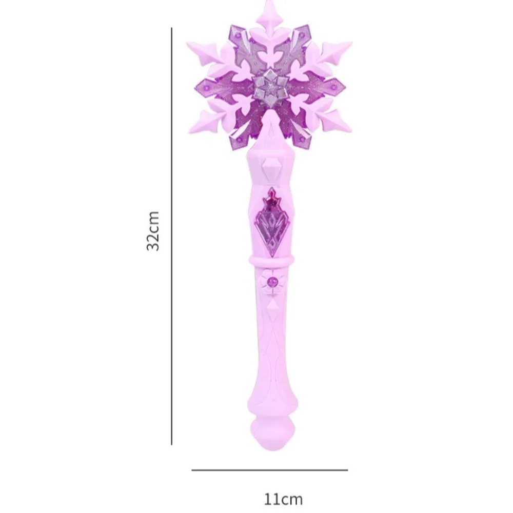 New Snowflake Magic Glowing Wands Music Simulation Flashing Light Sticks Lighting Children's Flashing Gifts view 6