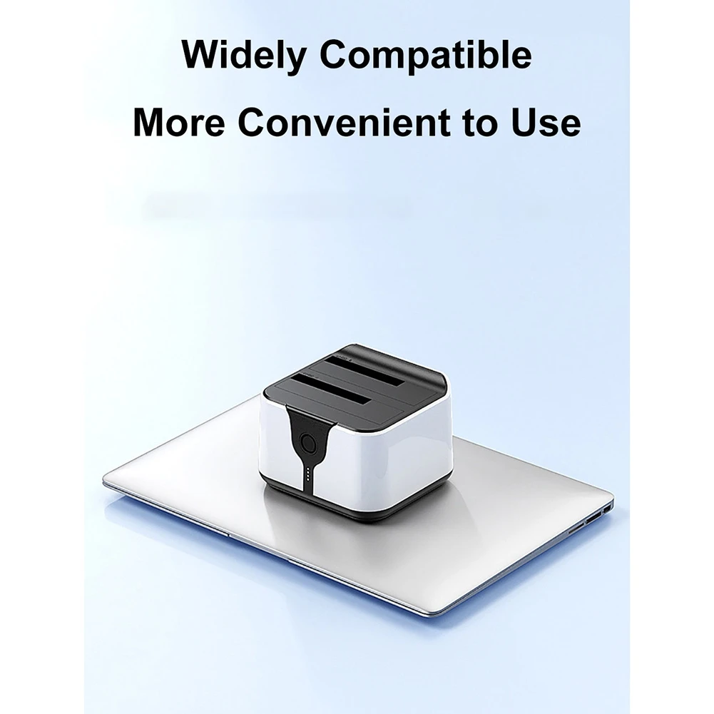 

Dual Bay HDD Docking Station One Click Offline Clone SATA To USB 3.0 HDD Docking Station For 2.5/3.5Inch SSD HDD
