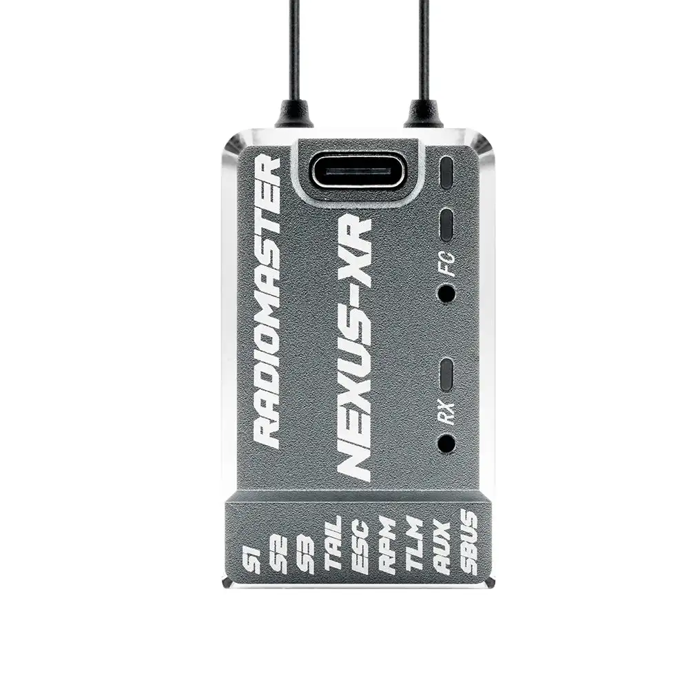RadioMaster NEXUS-XR Control System, STM32F722, Built-in RP4TD-M ELRS 2.4G Diversity Receiver, 5-16V, for RC Aircraft/Drone