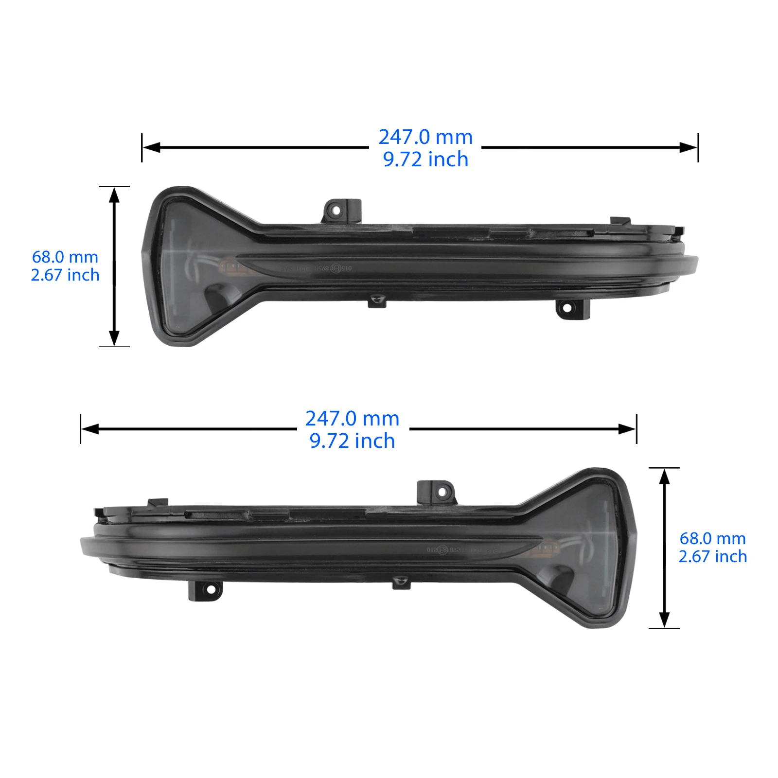 LHD Dynamic LED Wing Mirror Turn Signal Light For BMW 5 6 7 Series G30 G32 G11