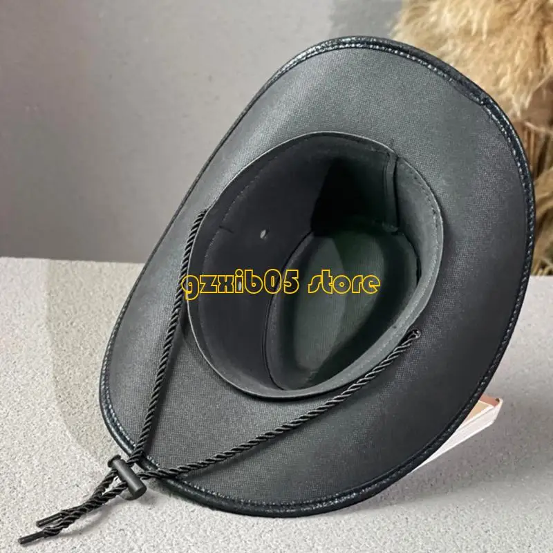 

C9GE New Year Gift Supplies Western Cowboy Jazzs Hat Household Gift for Adults Male