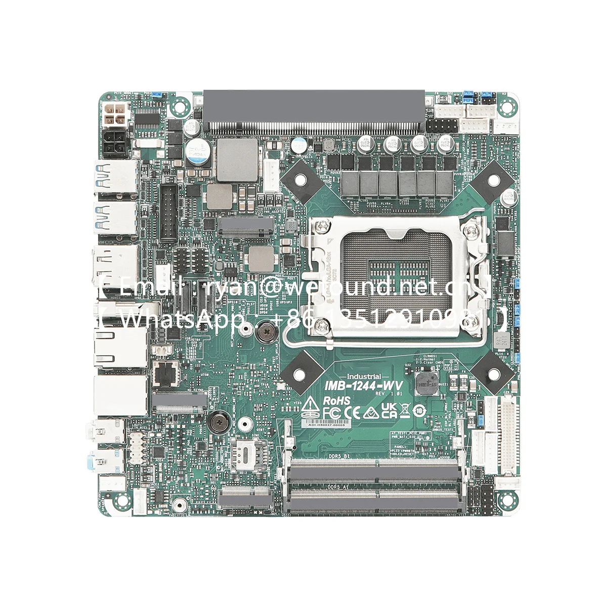 IMB-1244-WV Q670  IMB-X1244-WV W680 Mini-ITX Industrial & Embedded