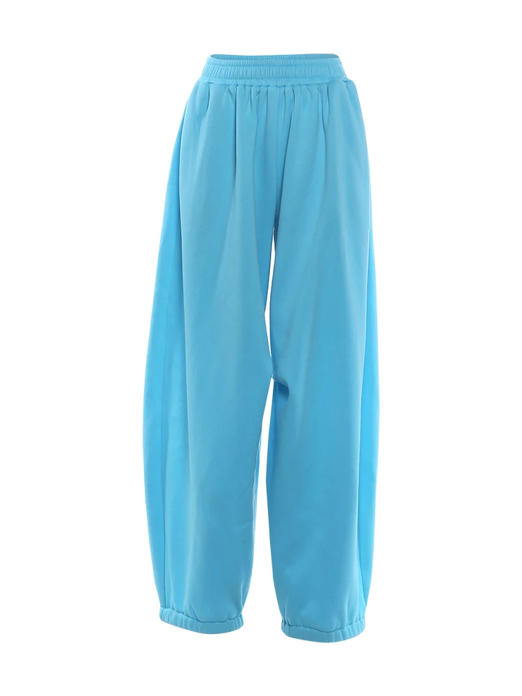 Weird Puss Oversize-Style Weite Hosen für Damen, Herbst-Trend, elastisch, niedrige Taille, Stretch, lässig, bequem, klassische Unterteile – Detail 2