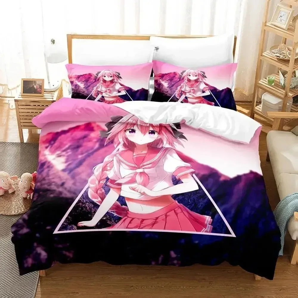 

Fate - Astolfo Bedding Set For Bedroom Soft Modern Bedspreads Comefortable Kids Duvet Cover Quilt Cover And Pillowcase