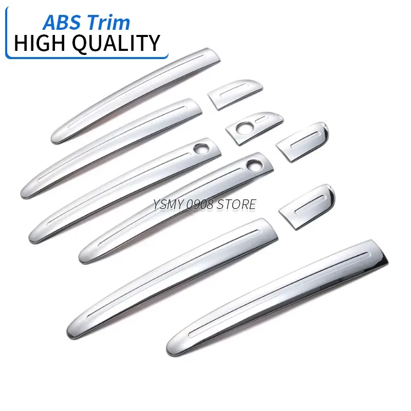 10 PCS ABS Exterior Accessories Chromed Trim Car Door Handle Cover for Mazda Cx-5 KF 2017