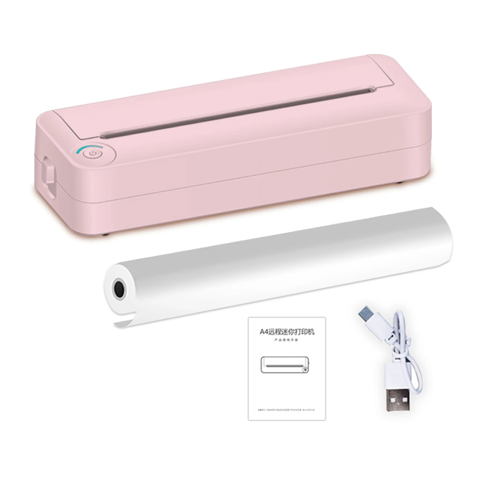 

210mm Wide for Outdoor Travel Home Office Printing Sketches Reports Printing Mobile Photo Printer Support A4 Portable Paper