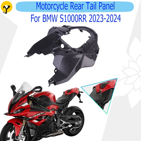 Motorcycle Rear Tail Panel For BMW S1000RR 2023 2024 ABS Carbon Black Rear Tail Cover Panel Fairing Accessories Hot New Models
