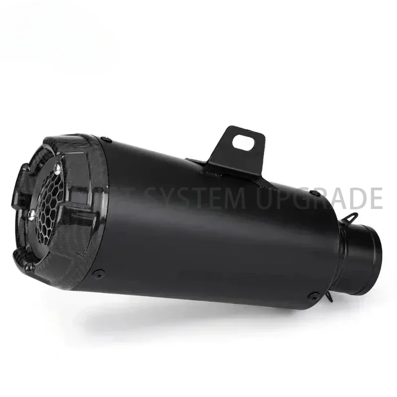 51mm Universal Motorcycle Carbon Fiber Sc Exhaust  Proyect Muffler Pipe Z900 MT07 R3 R25 MT09 Z400 DUKE 390 RC390 Accessories