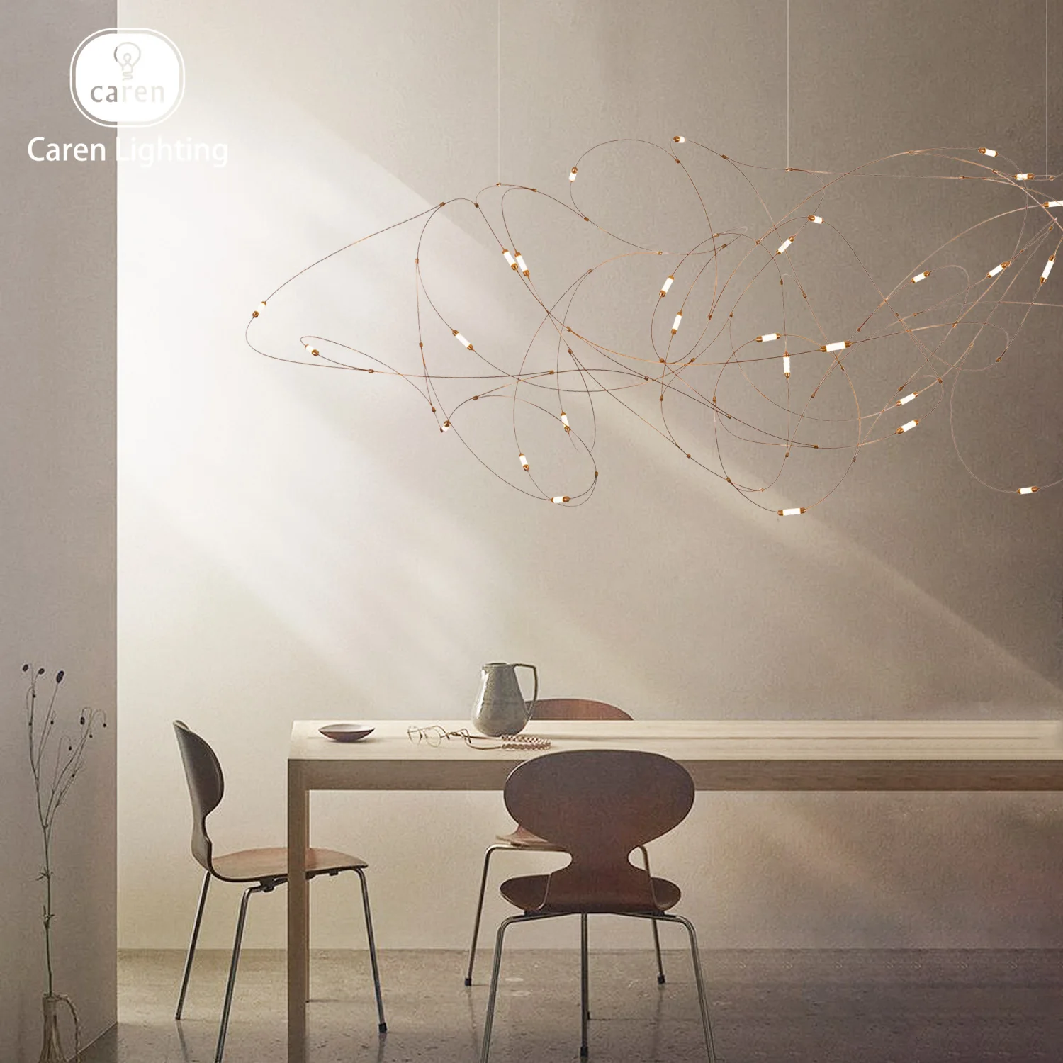 Caren Lighting Firefly Unique LED Chandeliers Modern chandeliers Stylish chandeliers Elegant chandeliers sparkle and shine