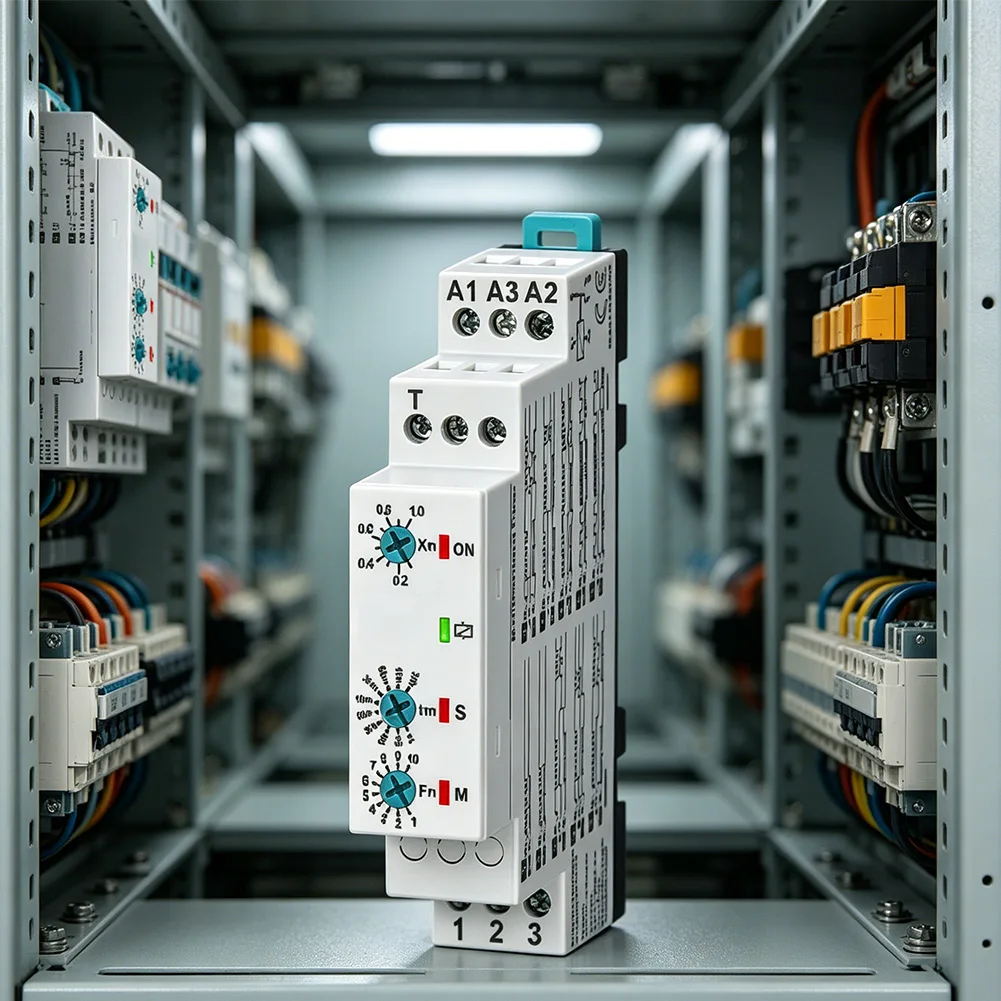 ERX-10 Multifunctional Timer Relay 220VAC Or 110VAC 24V AC/DC Adjustable Electronic Time Relay For Industrial Application