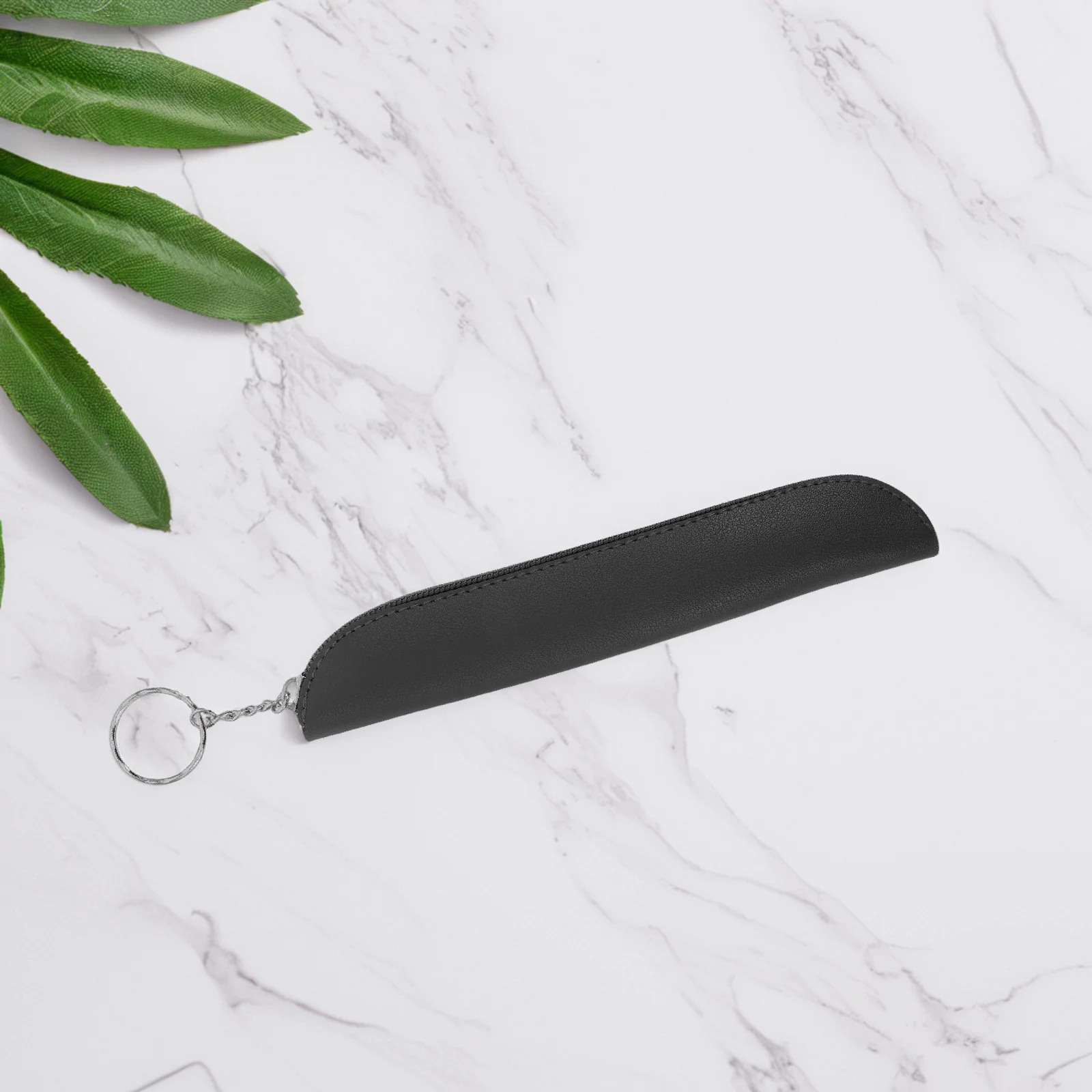 

Aesthetic Pen Case Small Pu Pencil Pouch Zipper Travel Bag Scratch Resistant Lightweight Cute School Supply For Office