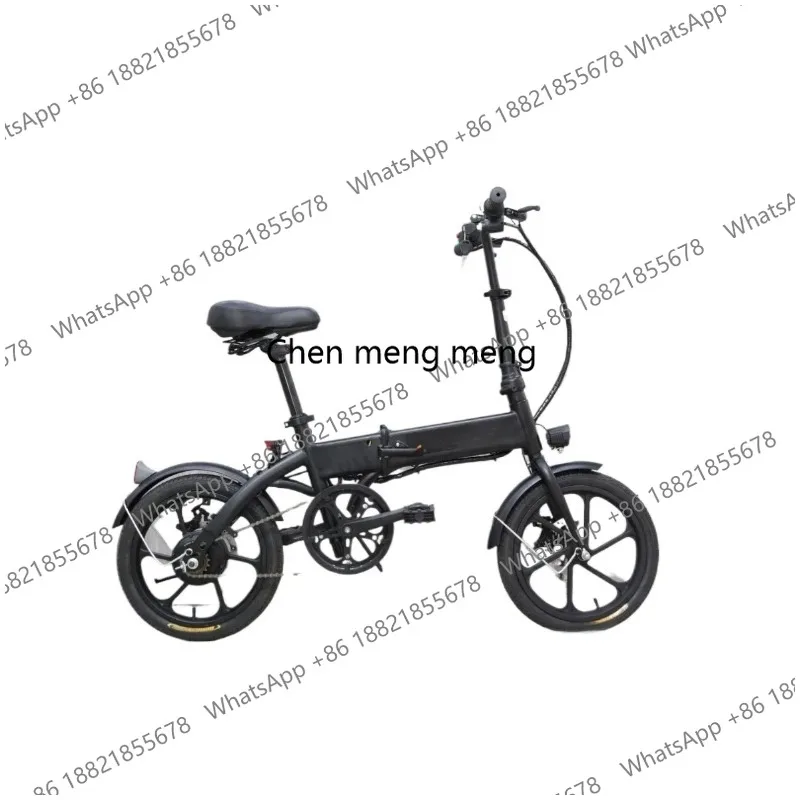 Driver's Adult' Folding Electric Bicycle Two Wheels  Foldable Electrical  Portable Trunk