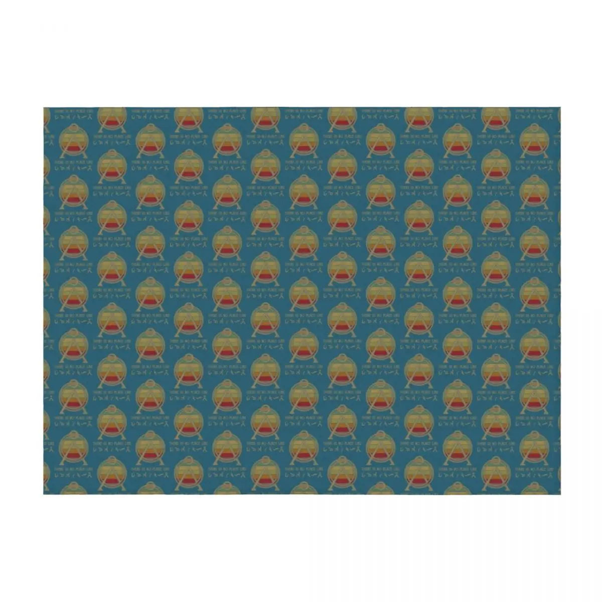 

There Is No Place Like Home, Stargate Atlantis, Stargate Universe Throw Blanket Warm Retros Quilt For Decorative Sofa Blankets