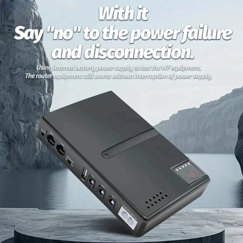 For Router Optical Cat Monitor Phone AC220-265V 18W UPS Uninterruptible Power Supply DC1018L 5V/9V/12V Backup Charger