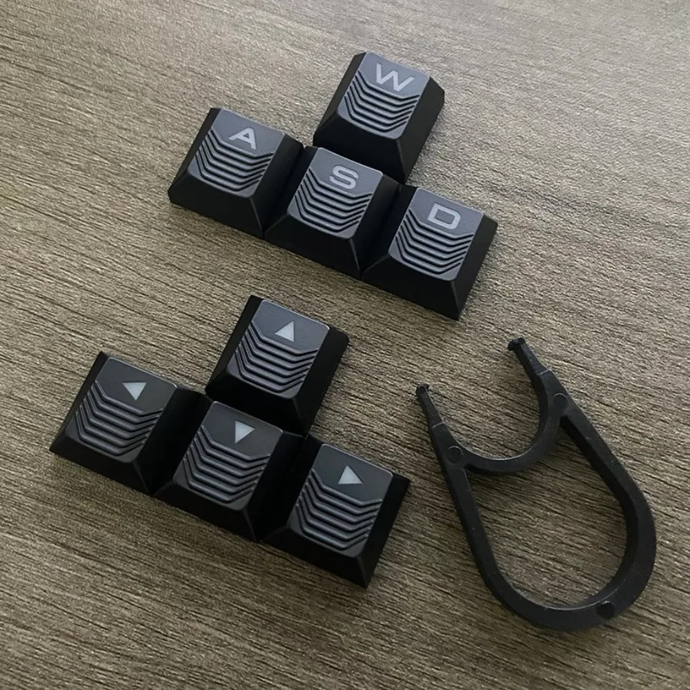 Translucent Keycaps for WASD and Arrows Keys Enhances Typing for Night Gaming