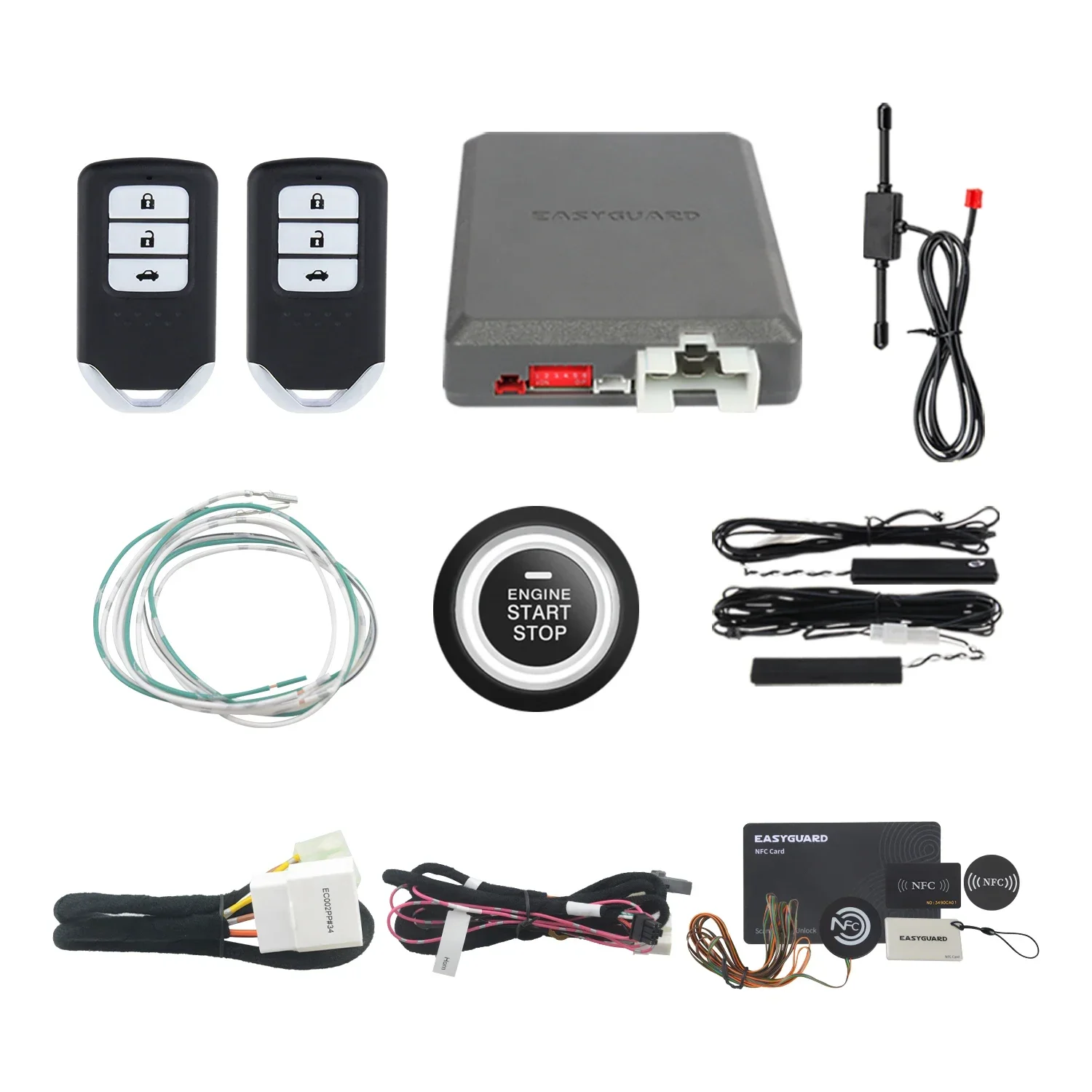 

EASYGUARD PKE Remote Starter Fit For CRV/ Odyssey/ SPIRIOR / ELYSION/ City Passive Keyless Entry