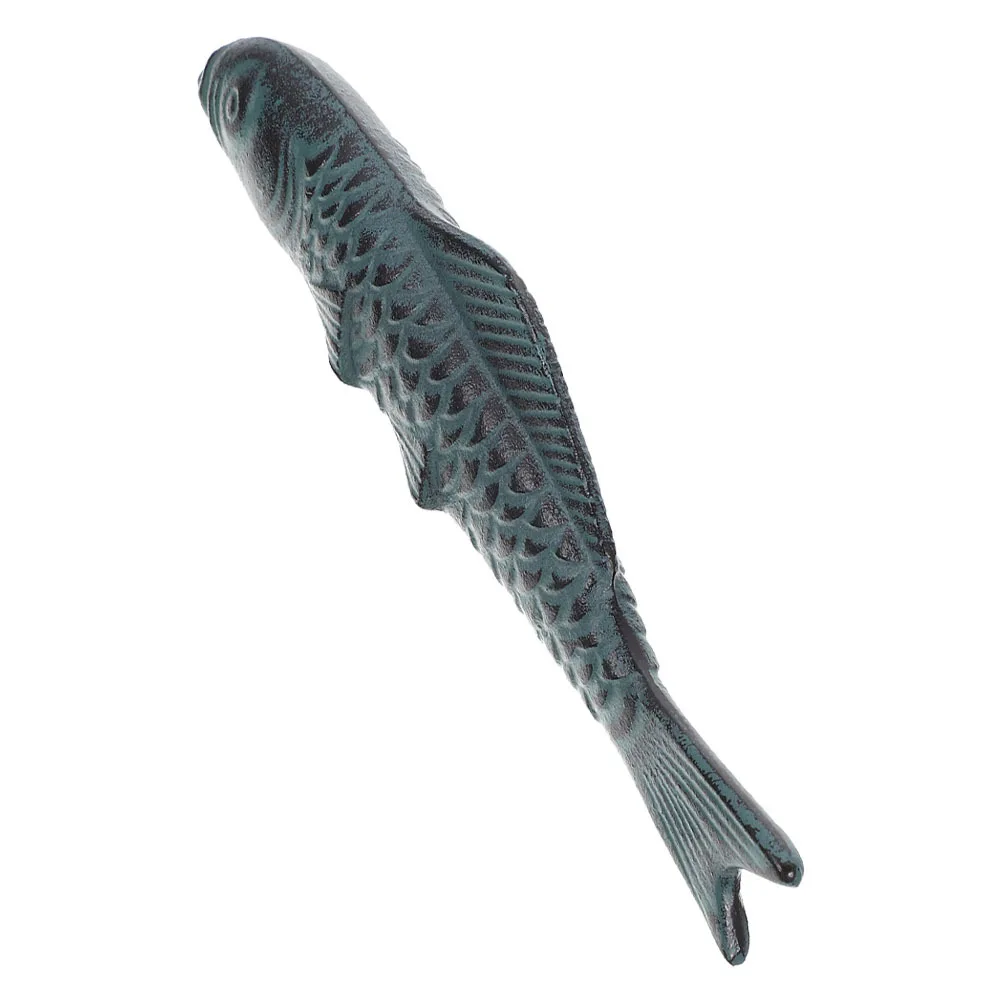 

Carp-Shaped Practice Tool Cast Iron For Chinese Calligraphy Sumi Drawing Painting Paperweight Smooth Long Sturdy Desktop Decor