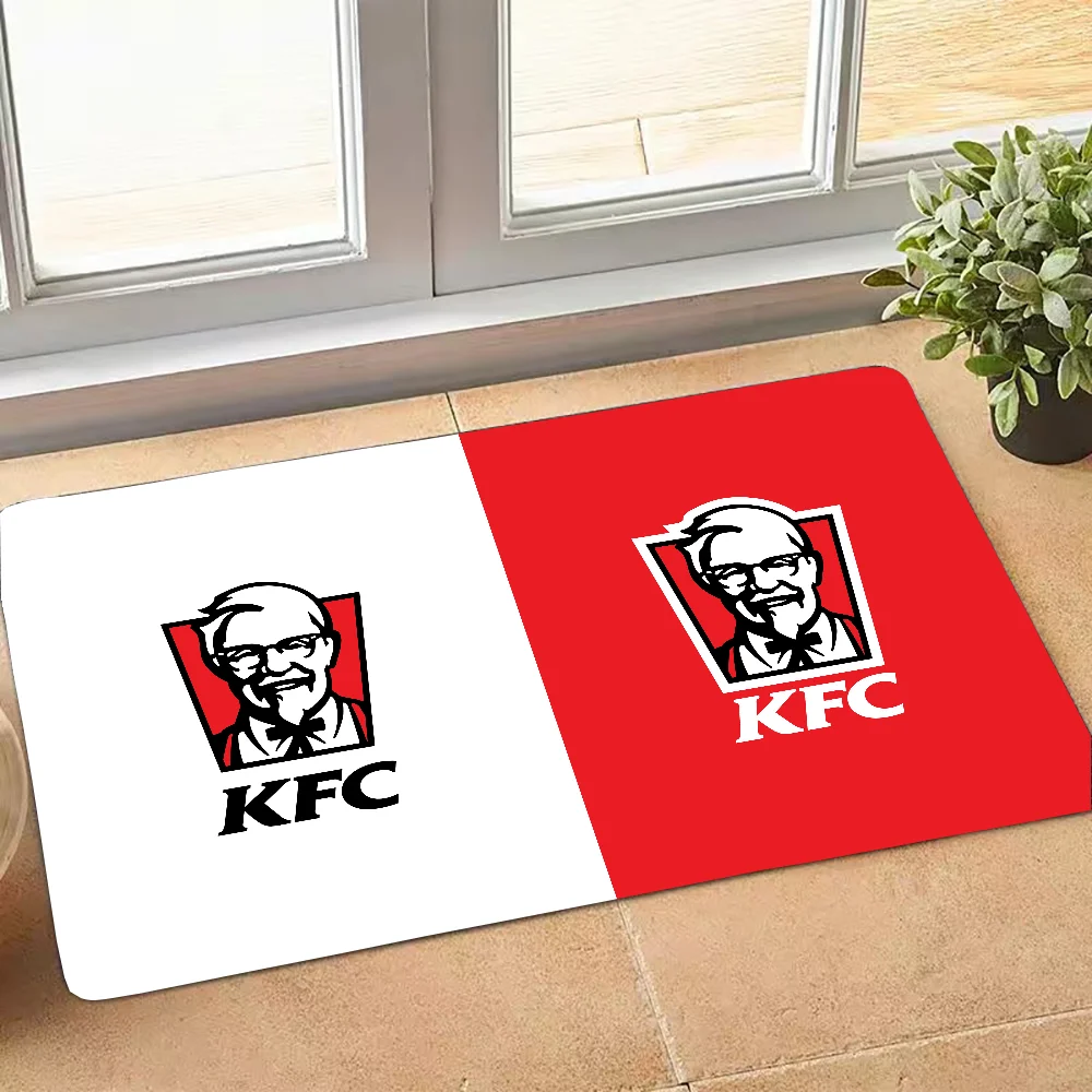 KFC Living Room Rugs for Bedroom Bathroom Rug Mat Entrance Door Mat for Hallway on the Floor Home Kitchen Carpet Bath Doormat