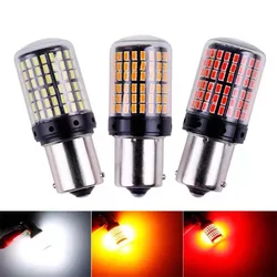 2Pcs 1156 BA15S P21W BAU15S PY21W 7440 W21W P21/5W 1157 BAY15D 7443 3157 LED Bulbs 54smd CanBus Lamp Reverse Turn Signal Light