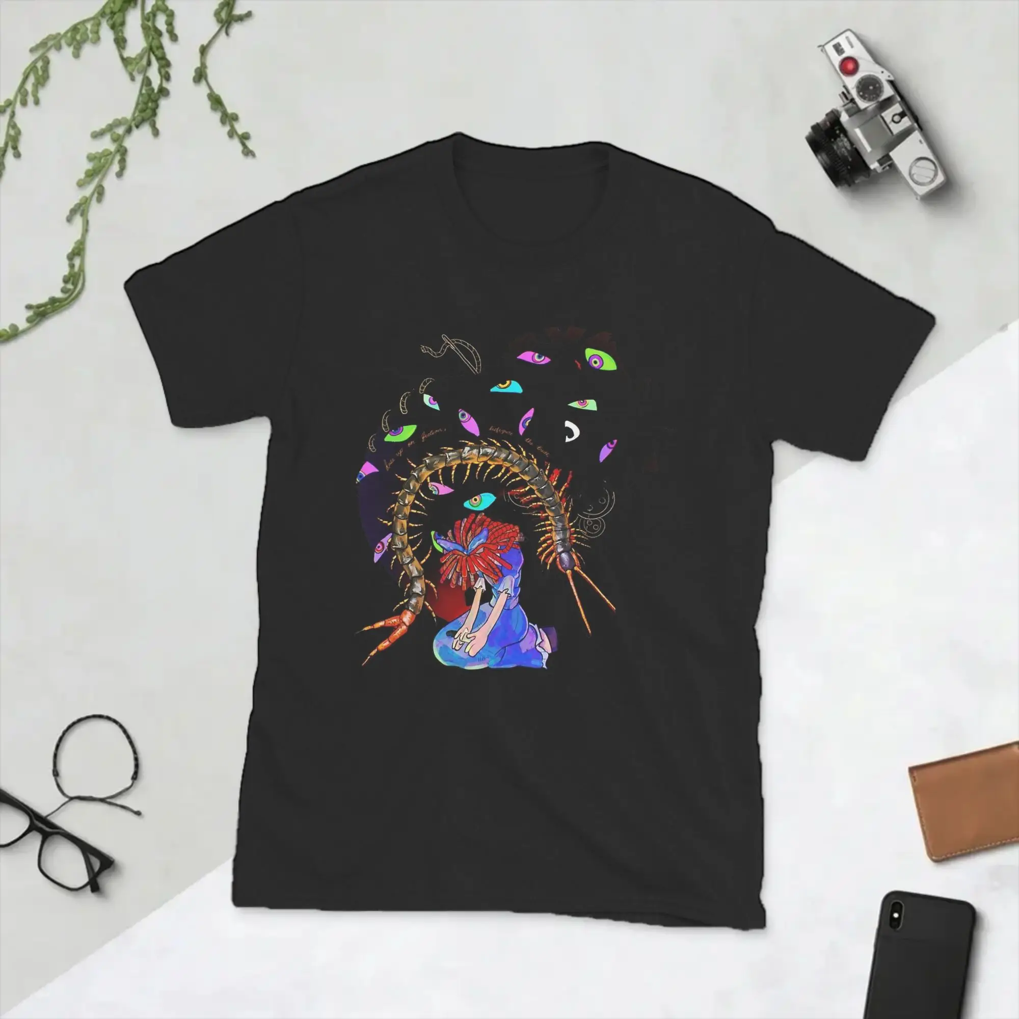 Vintage Cartoon Digitals Circus T-Shirt for Men Crewneck Cotton T Shirt  Short Sleeve Tee Shirt New Arrival Clothes