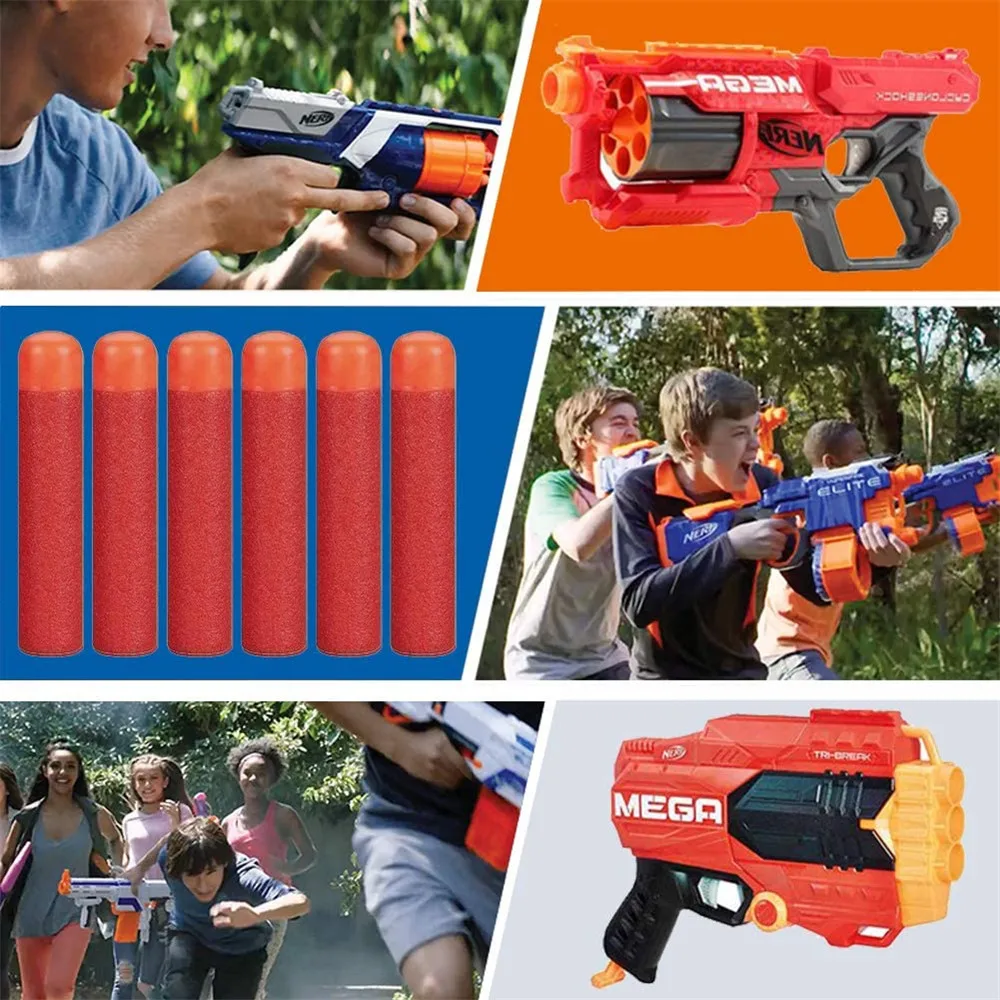 Premium Red Foam Darts Mega Bullet Refill 60Pcs 9.5cm Compatible With Nerf Mega Series Toy Guns Universal Refill Bullets Kid Toy