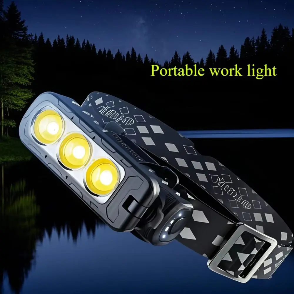 

6-Modes Dimming Handheld Worklight USB Rechargeable 180-Degree Rotation Magnetic Folding Light Foldable Portable