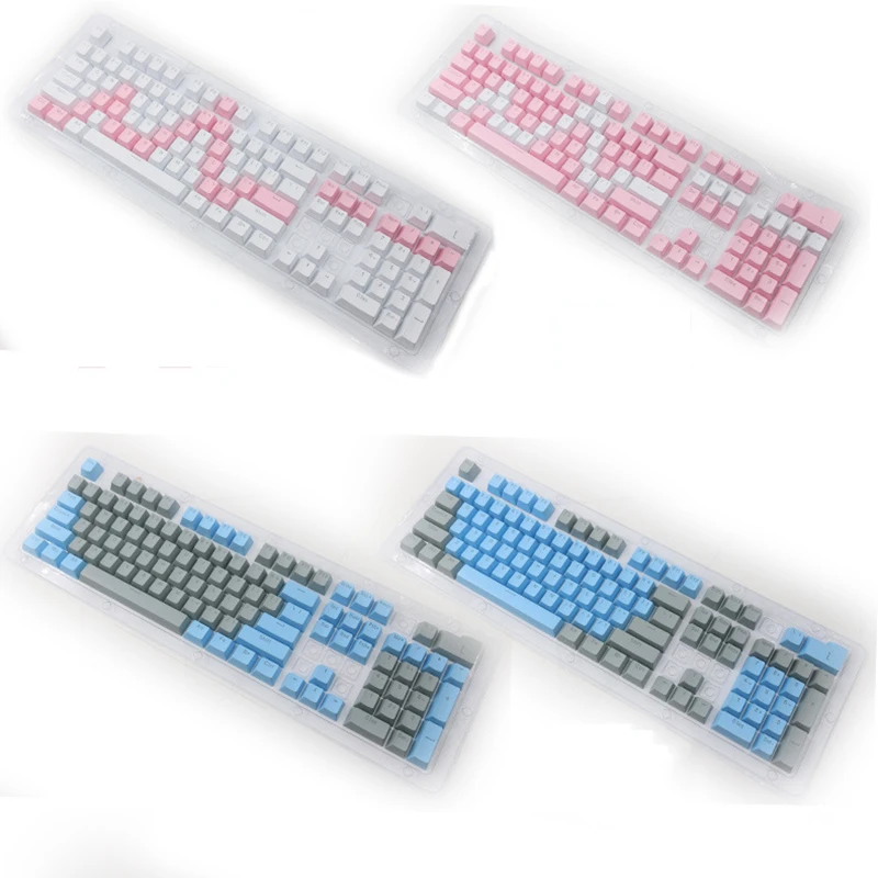 104 Keys ABS Backlight Keycap Universal Axis For Ikbc Cherry MX Annie Mechanical Keyboard(Only Keycap No Keyboard)