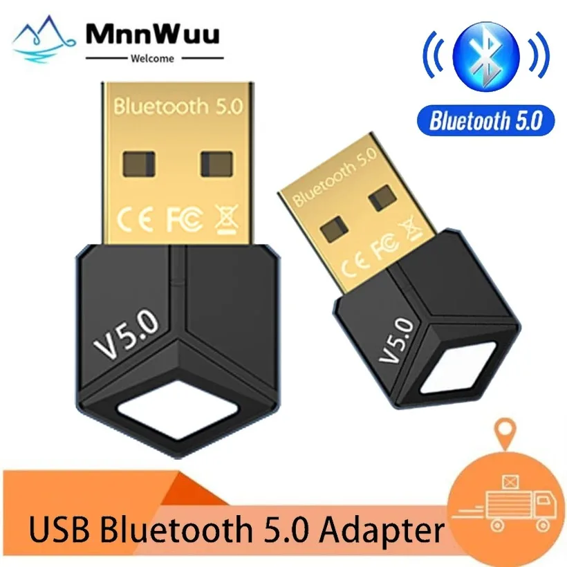 

MnnWuu USB 5.0 Adapter for Computer Bluetooth Dongle USB Bluetooth PC Adapter Bluetooth Receiver Transmitter