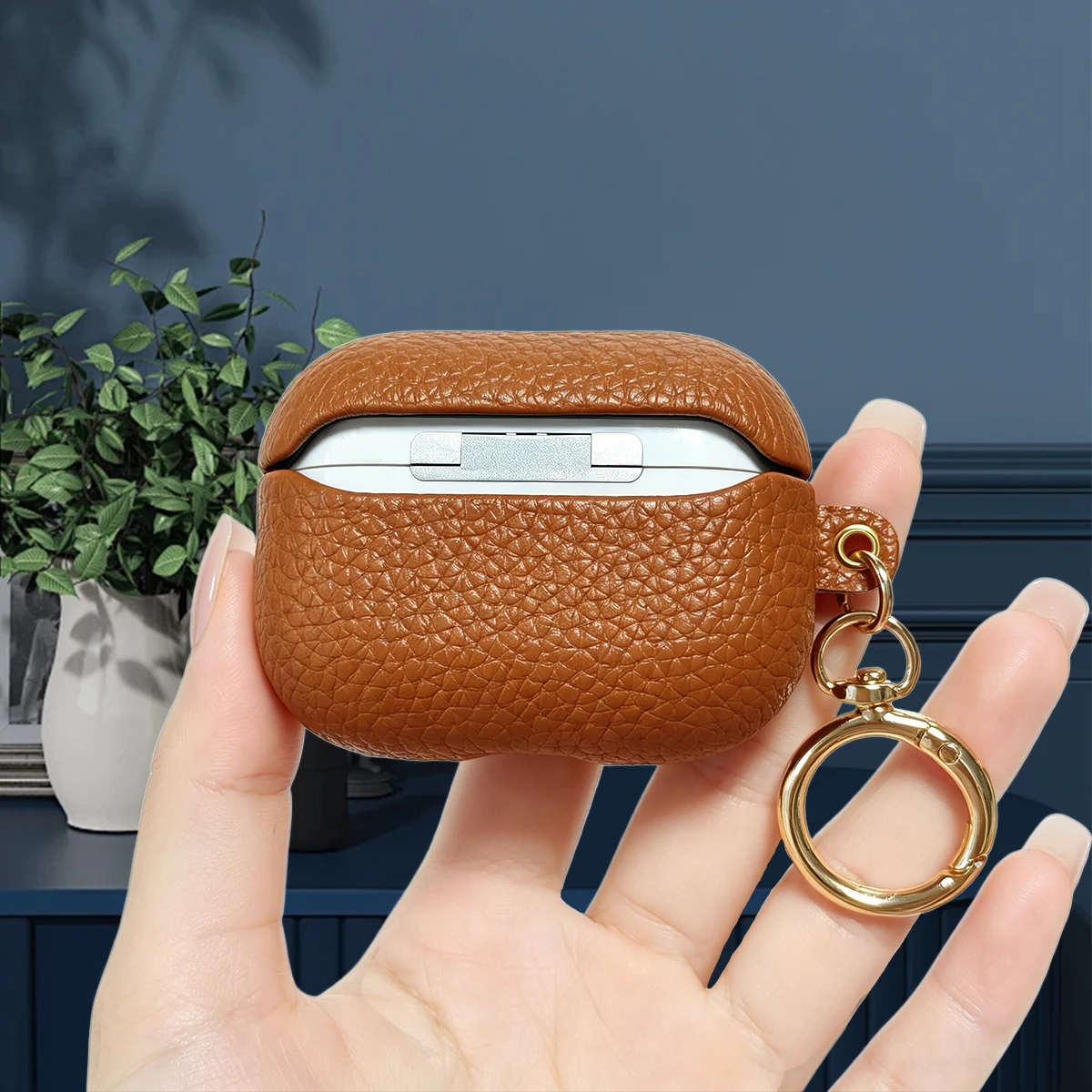 Etui na AirPods z skórki liczi – Airpod Case Cover recenzja i cena