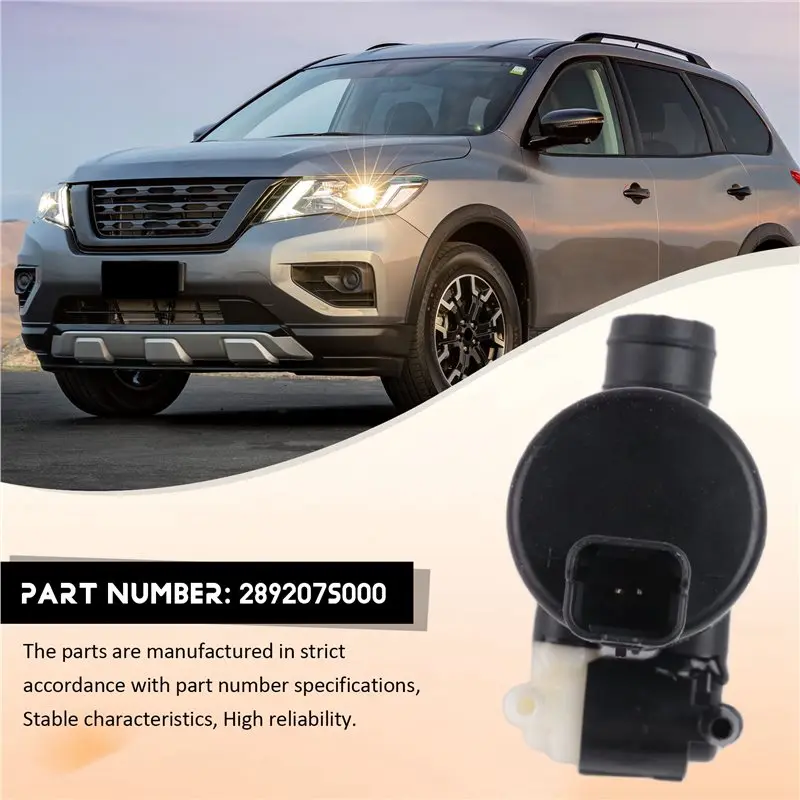 For Nissan Micra Armada Qashqai Pathfinder R51 Compatible 28920-7S000 289207S000 New Car Windscreen Washer Pump Accessories view 3