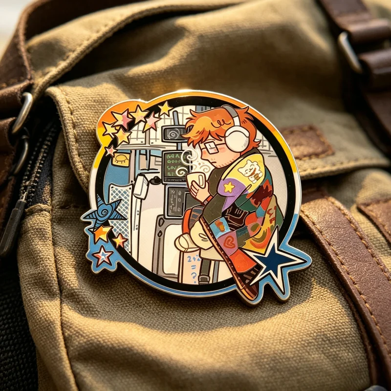 Project Hail Mary Ryland Grace Acrylic Pin with Stand | Cosplay Badge Brooch for Backpacks Jackets Book Fans Collectible Gift