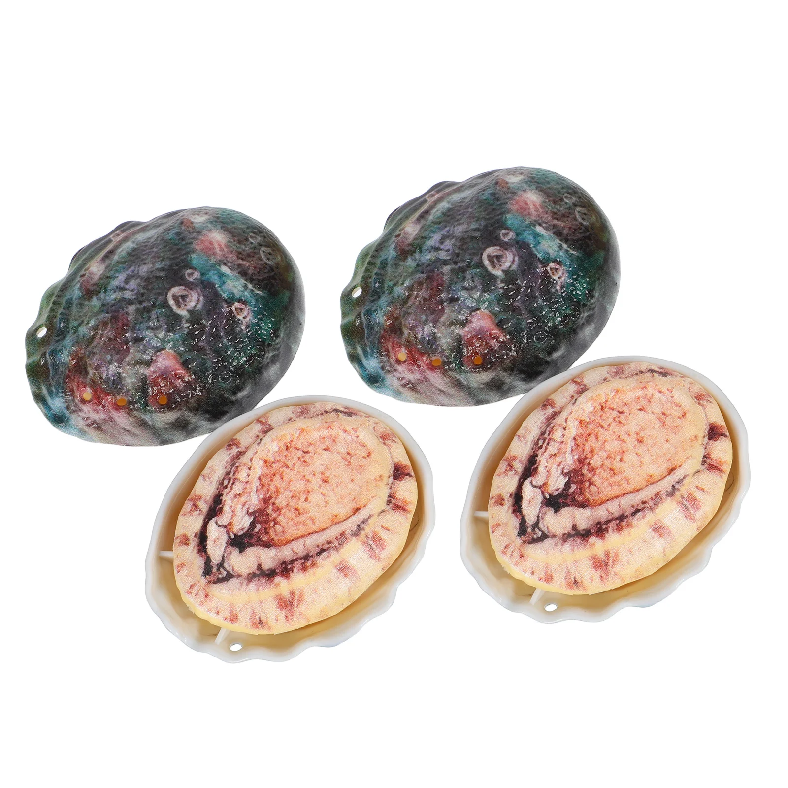 4個入り プレス式水鉄砲 アワビ型 屋外 夏 プール ビーチ 水鉄砲 フェイクアワビ貝殻 水遊びおもちゃ