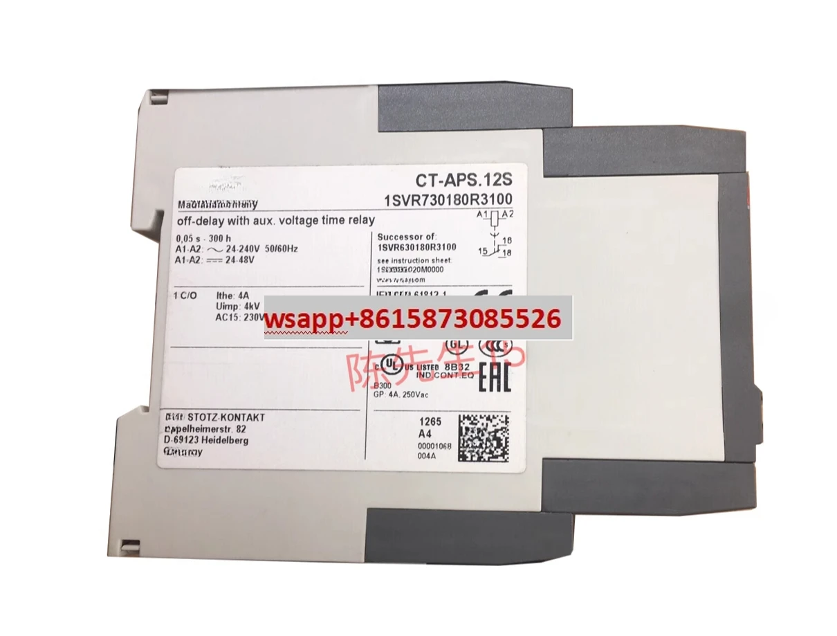 

A-B-B time relay CT-APS.12S AHE ERE MFE CT-ERS MBS ARS11 MVS.22S