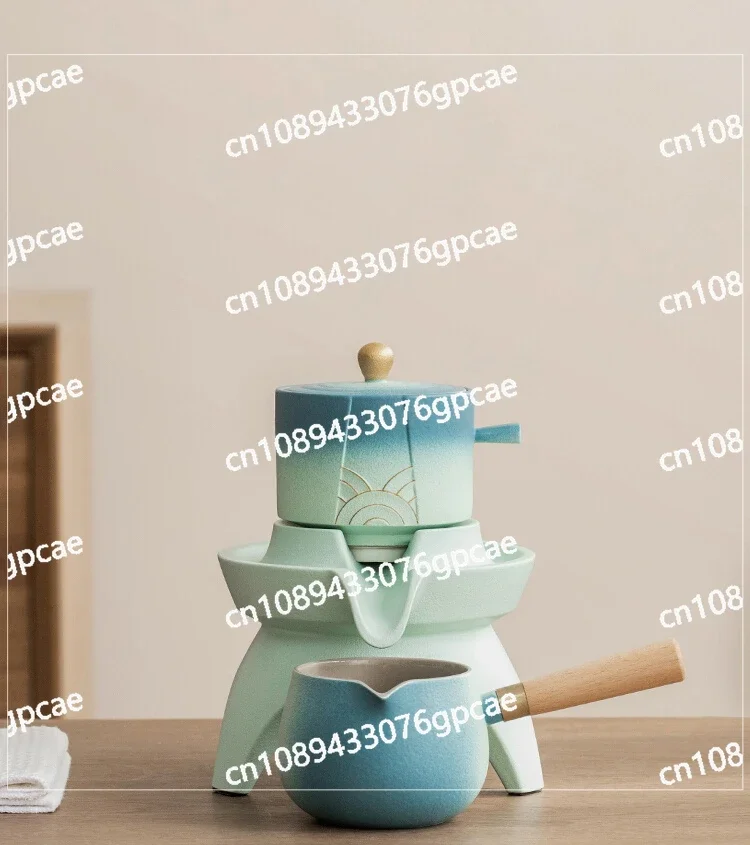 Automatic Tea Breaker Kung Fu Tea Set Household Lazy Tea Brewing Pot High-end Atmosphere High-end Light Luxury Gift Box