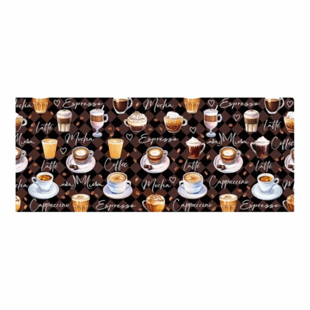 Universal Microwave Cover Floral Printed Microwave Oven Dust Cover Oil Proof Waterproof Dust Protector Mat Kitchen Appliance