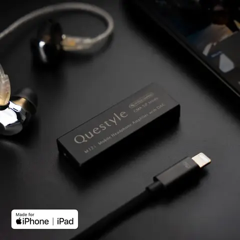 Questyle M12i ESS 플래그십 휴대용 USB DAC/AMP ES9281AC 칩 고해상도 PCM DSD512 적응형 게인 모드 헤드폰 앰프 3.5mm