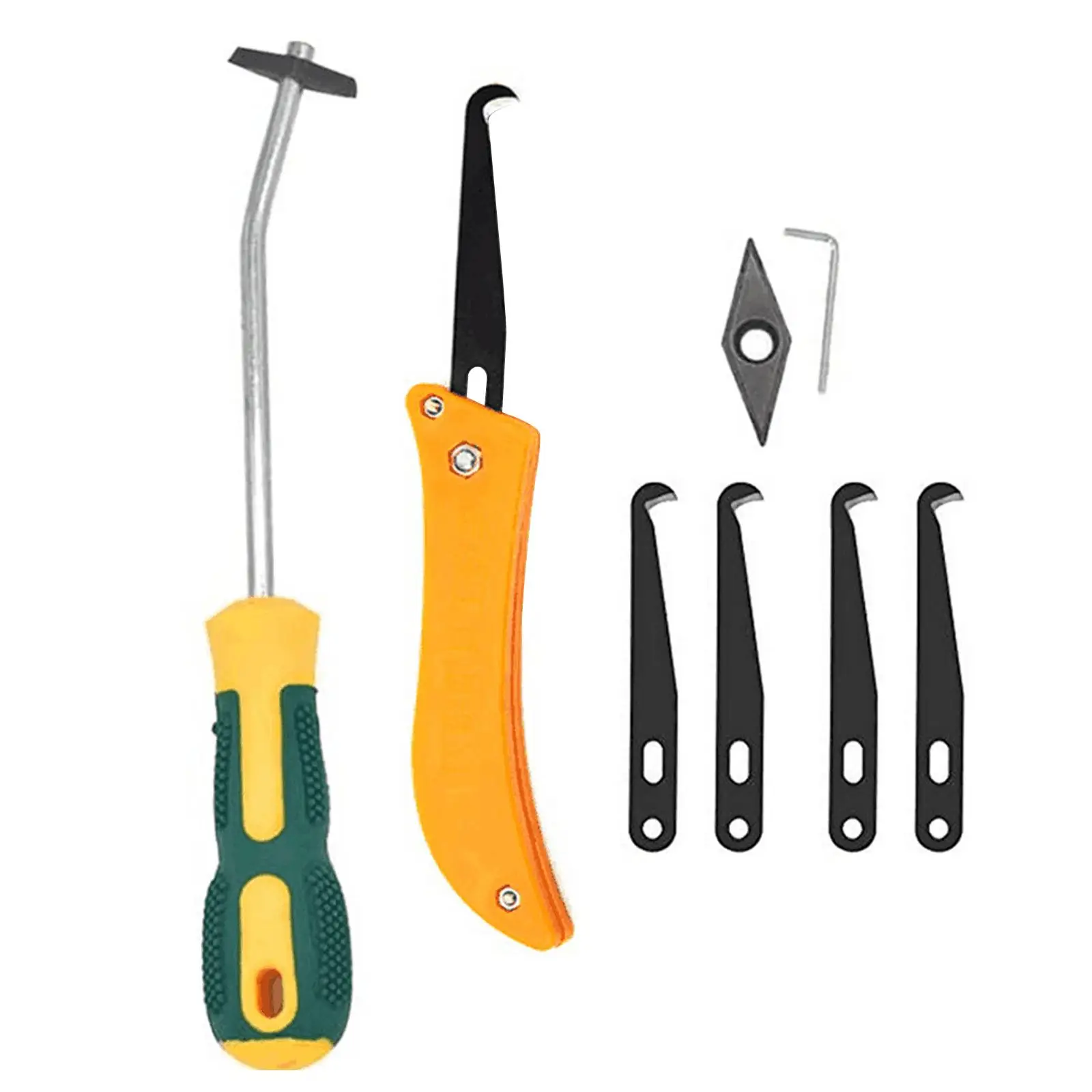 8x Kit di strumenti per calafataggio Gancio per strumento di riparazione per la pulizia delle piastrelle per giunti delle piastrelle