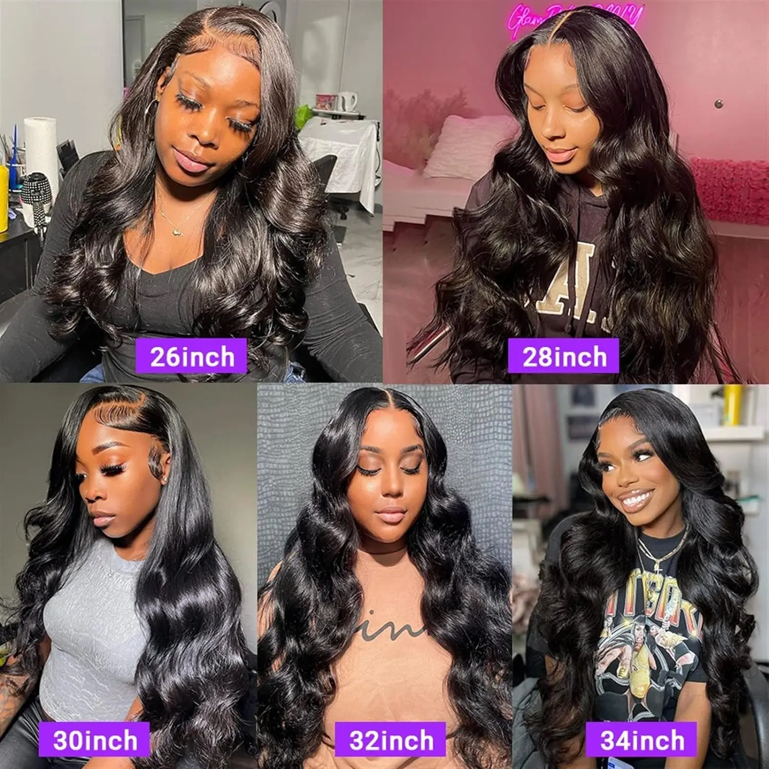 30 Inch Loose Body Wave High Density 13x6 Hd Lace Frontal Wigs 100% Brazilian Choice Black Human Hair Cheap On Sale Clearance