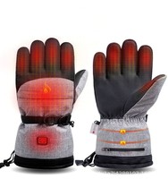 6000mAh Winter Rechargeable Battery Ski Heated Warm Electrical Glove for outdoor sport